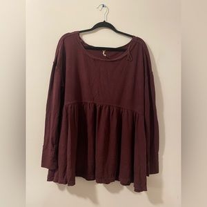 Free People Top Peplum style